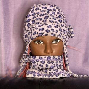 Little girls Hat and infinity scarf set